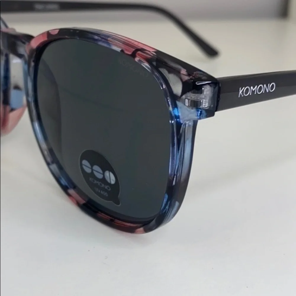 Komono Urkel Floral Sunglasses NEW black pink UV400